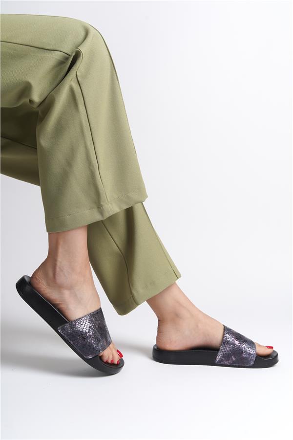 Capone Outfitters 901201 Women Anthracite Grey Sandal image 5