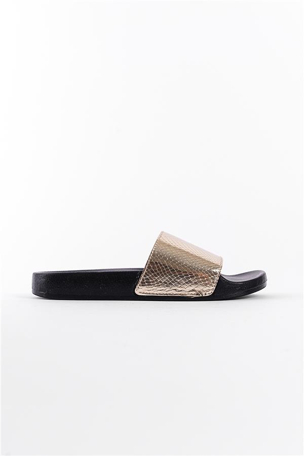 Capone Outfitters 901201 Women Gold Sandal image 2