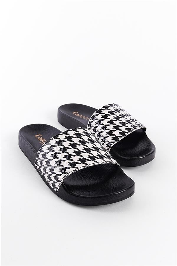 Capone Outfitters 901201 Women Houndstooth Sandal image 1