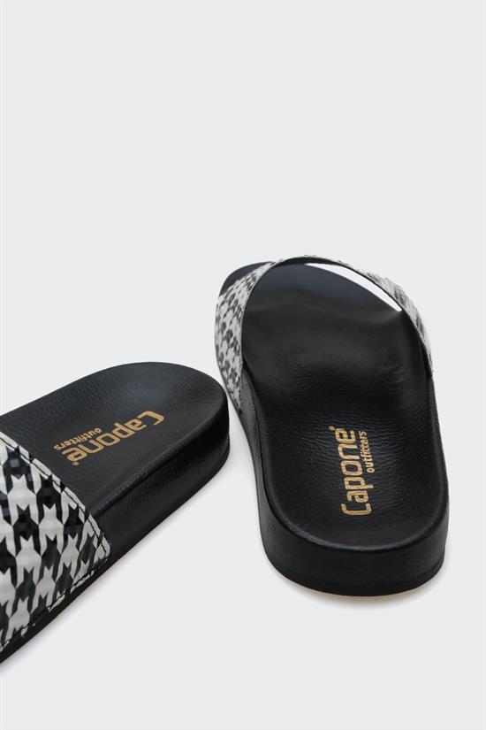 Capone Outfitters 901201 Women Houndstooth Sandal image 5