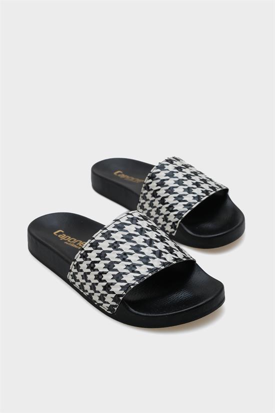 Capone Outfitters 901201 Women Houndstooth Sandal image 6