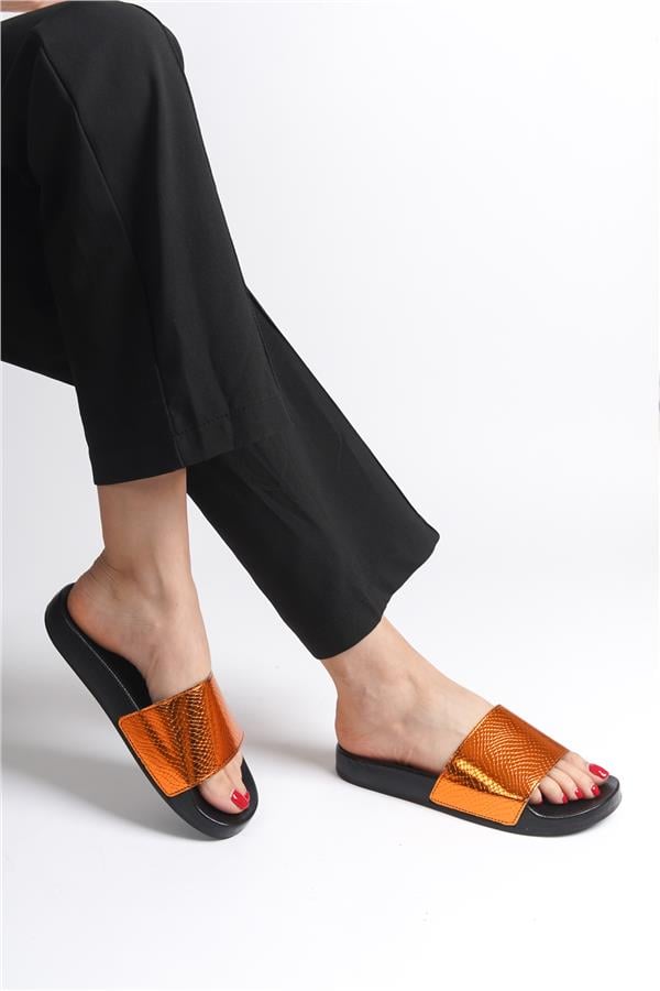 Capone Outfitters 901201 Women Orange Sandal image 2