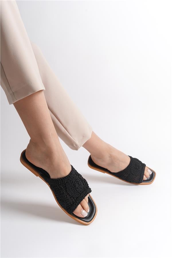 Capone Outfitters 970 Women Black Sandal image 6