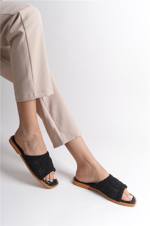 Capone Outfitters 970 Women Black Sandal image 5