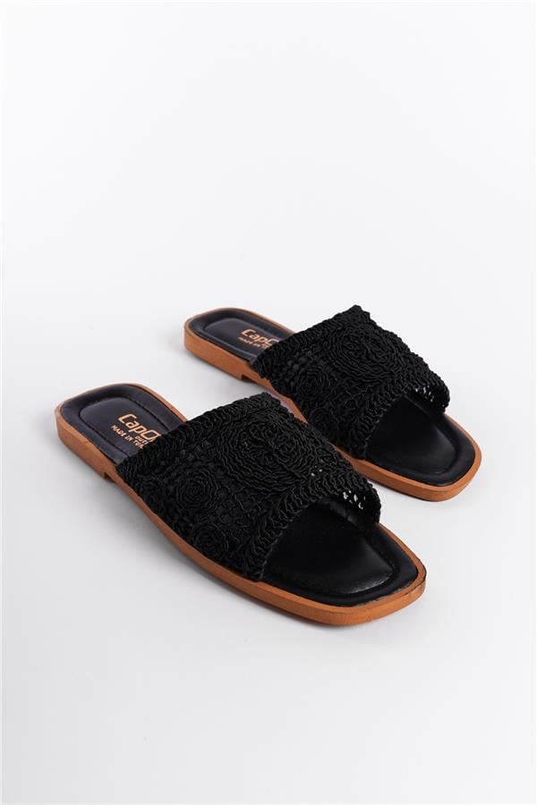 Capone Outfitters 970 Women Black Sandal