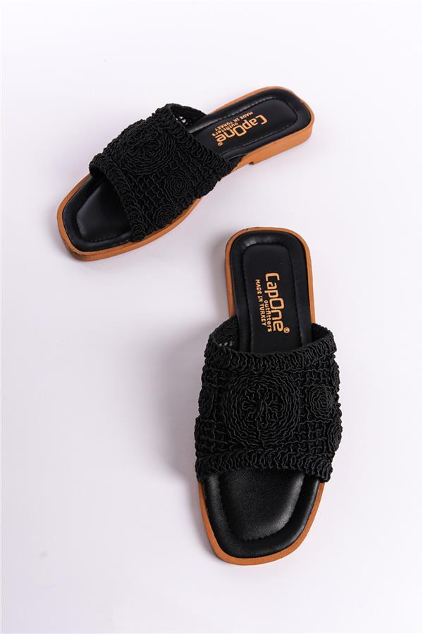 Capone Outfitters 970 Women Black Sandal image 2