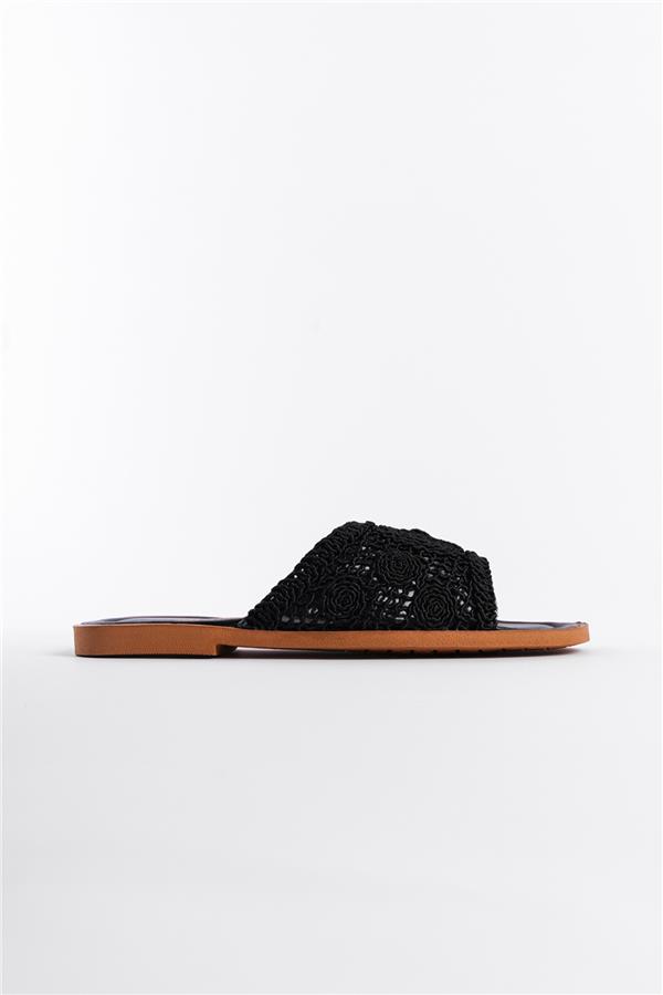 Capone Outfitters 970 Women Black Sandal image 3