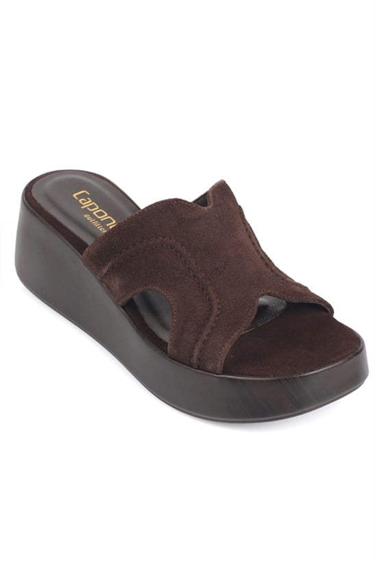 Capone Outfitters D102 Women Sued Brown Sandal