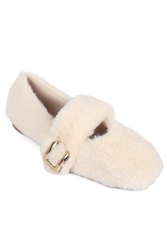 Capone Outfitters F601 Women Beige Ballerina