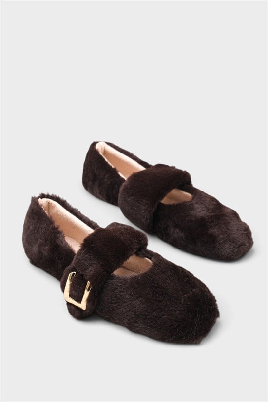 Capone Outfitters F601 Women Brown Ballerina image 2