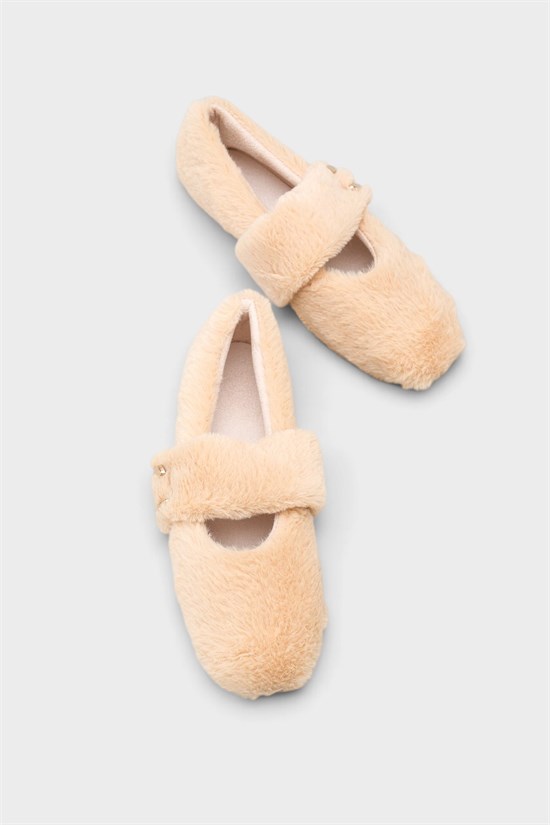 Capone Outfitters F601 Women Ecru Ballerina image 3
