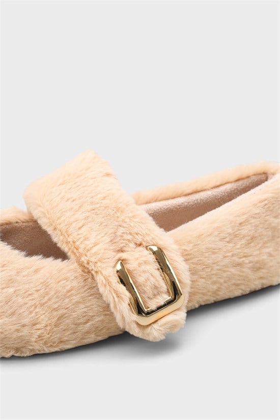 Capone Outfitters F601 Women Ecru Ballerina image 5