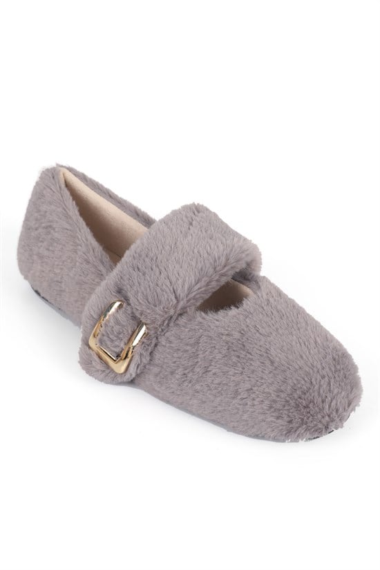 Capone Outfitters F601 Women Grey Ballerina