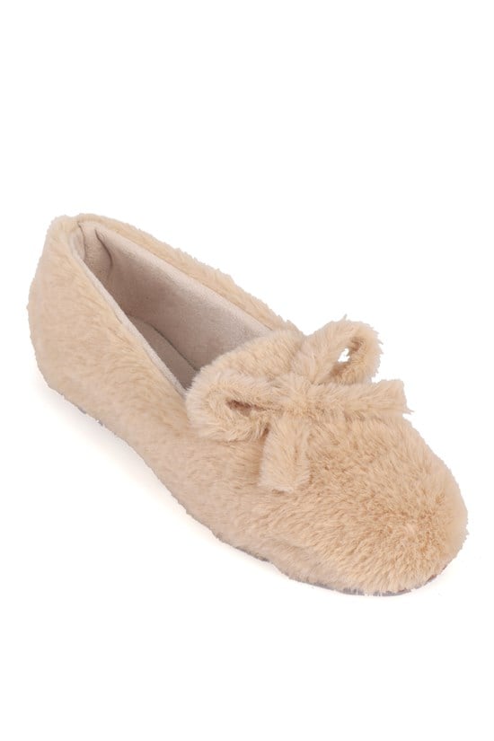 Capone Outfitters F602 Women Ecru Ballerina