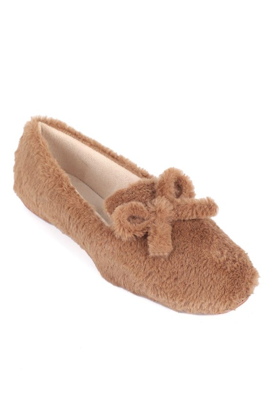 Capone Outfitters F602 Women Mink Ballerina