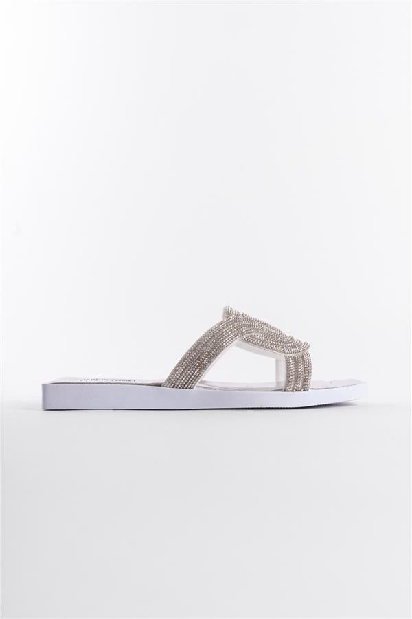 Capone Outfitters HRM09 Women Silver Sandal image 2