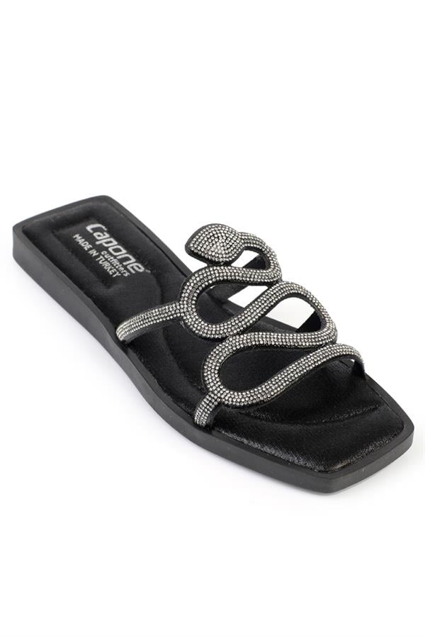 Capone Outfitters HRM10 Women Black Sandal