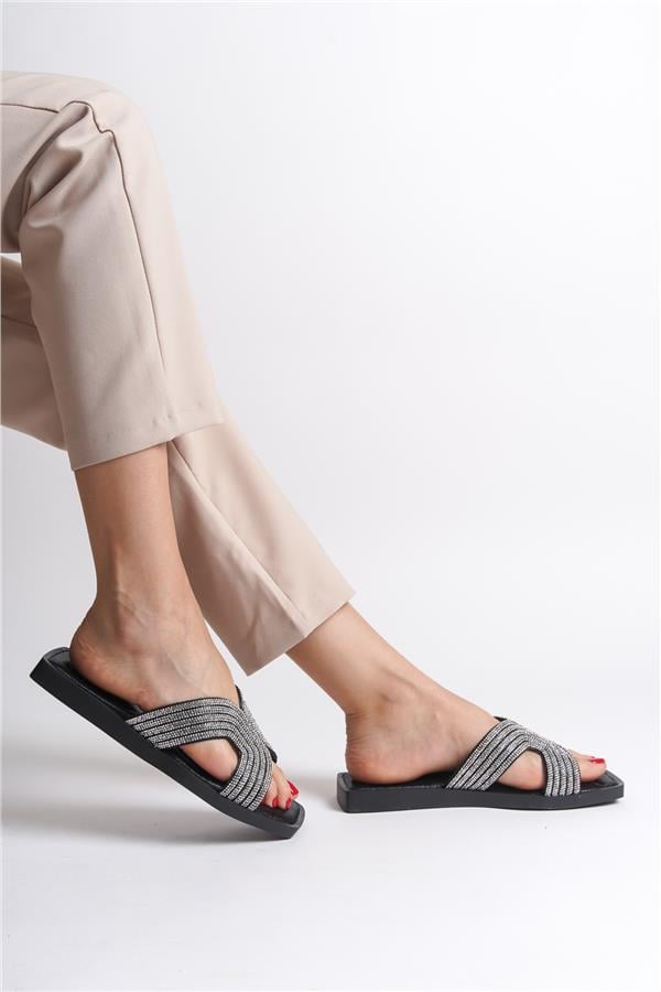 Capone Outfitters HRM11 Women Black Sandal image 6