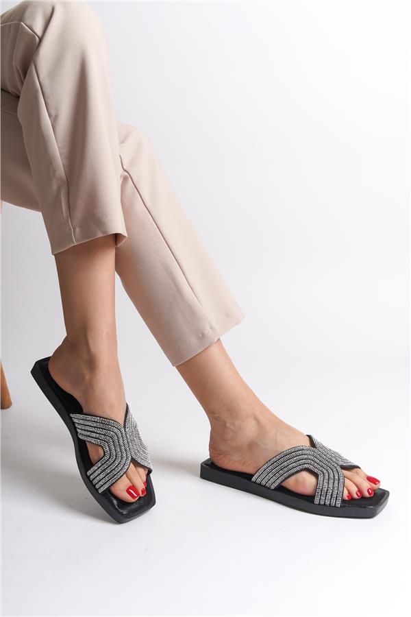 Capone Outfitters HRM11 Women Black Sandal image 5