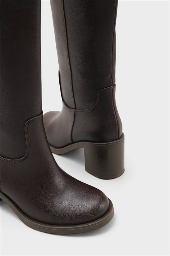 Capone Outfitters K701 Women Brown High Boot image 4