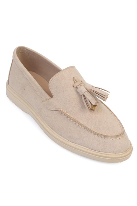 Capone Outfitters L001 Women Sued Beige Loafer