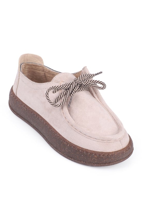Capone Outfitters L206 Women Sued Beige Loafer