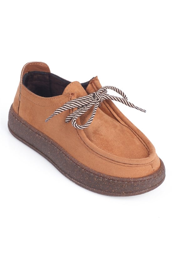 Capone Outfitters L206 Women Sued Tan Loafer