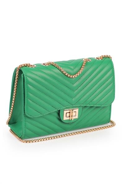 Capone Outfitters LND01 Women Green Shoulder Bag