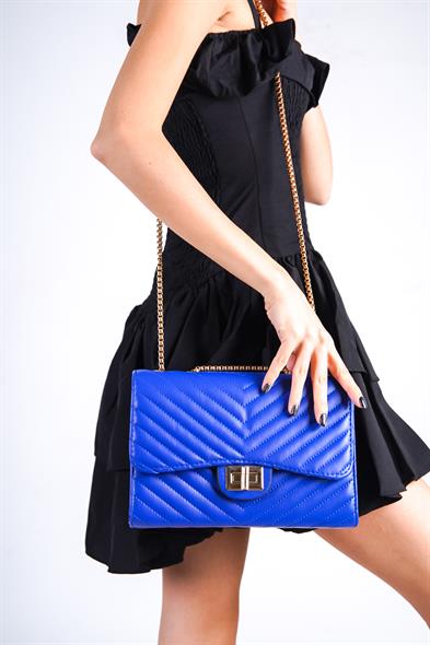 Capone Outfitters LND01 Women Sax Blue Shoulder Bag image 6