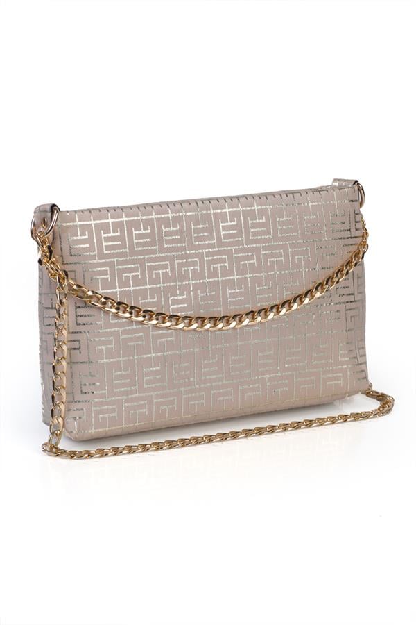 Capone Outfitters MAR01 Women Nude Shoulder Bag