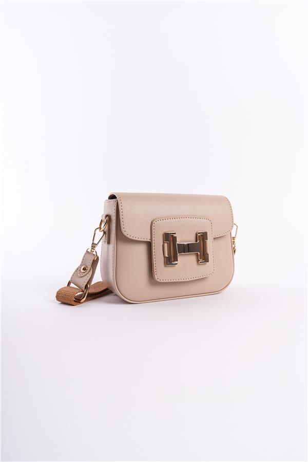 Capone Outfitters MRA01 Women Beige Crossbody Bag image 2