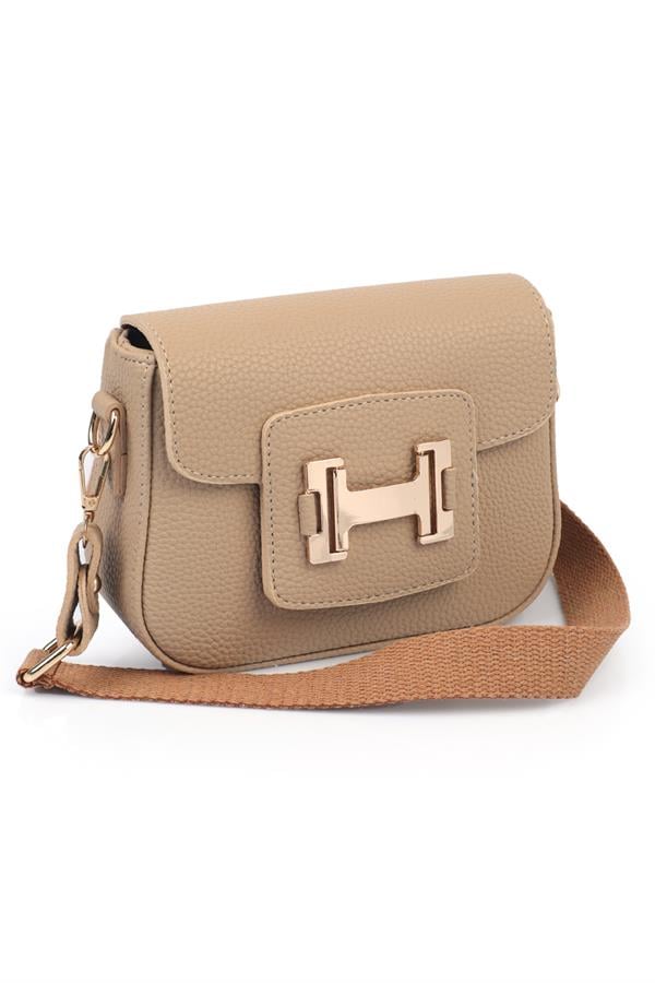 Capone Outfitters MRA01 Women Mink Crossbody Bag