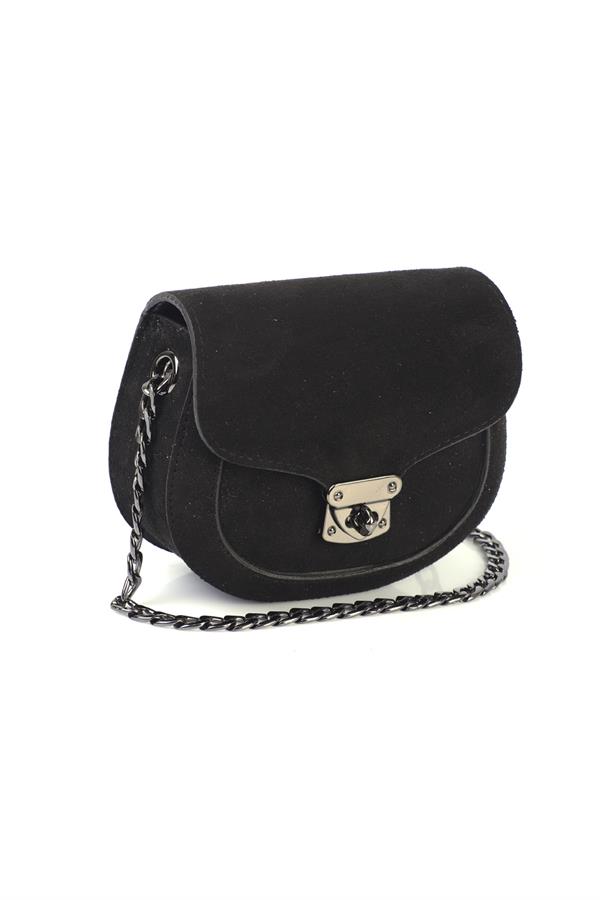Capone Pamela Large Women Sued Black Shoulder Bag image 1