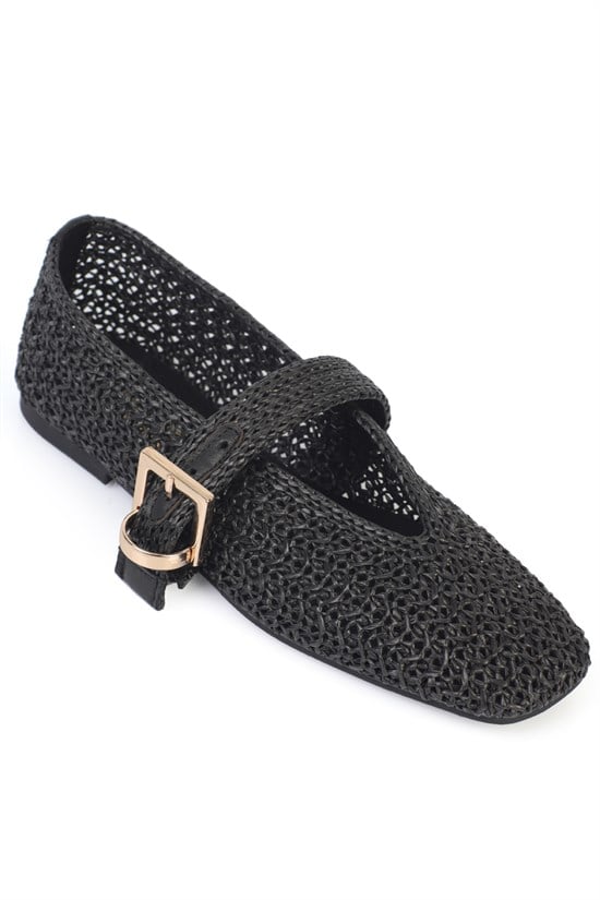 Capone Outfitters S31 Women Black Ballerina