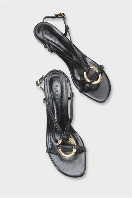 Capone Outfitters T109 Women Black Sandal image 6