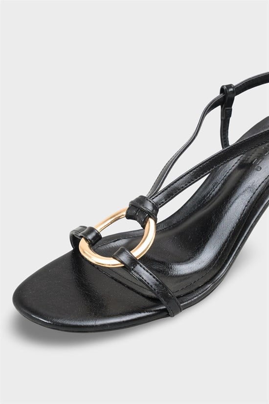Capone Outfitters T109 Women Black Sandal image 5