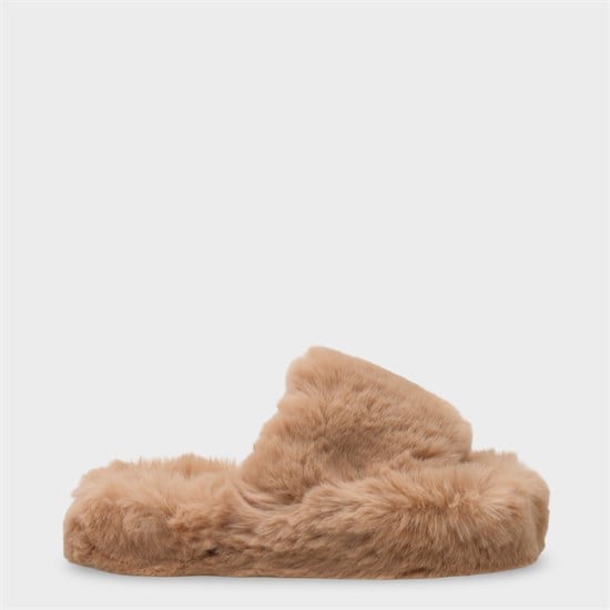 Capone Outfitters Women Mink Plush Wool Lined Indoor Slippers image 3