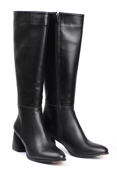 Capone Oval Toe Side Zipper Heeled Woman Boots image 5