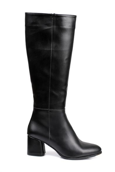 Capone Oval Toe Side Zipper Heeled Woman Boots image 4