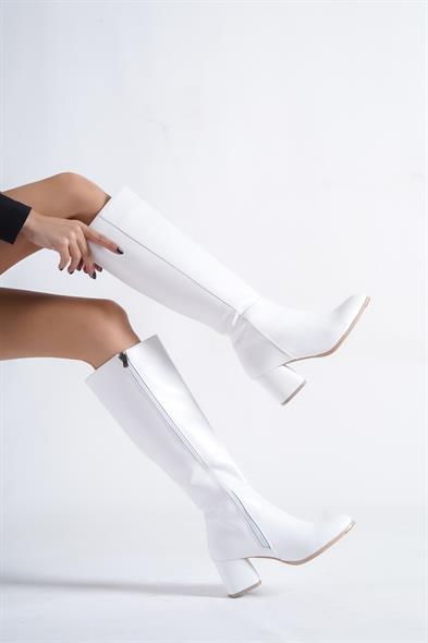 Capone Oval Toe Side Zipper Heeled Woman Boots image 2