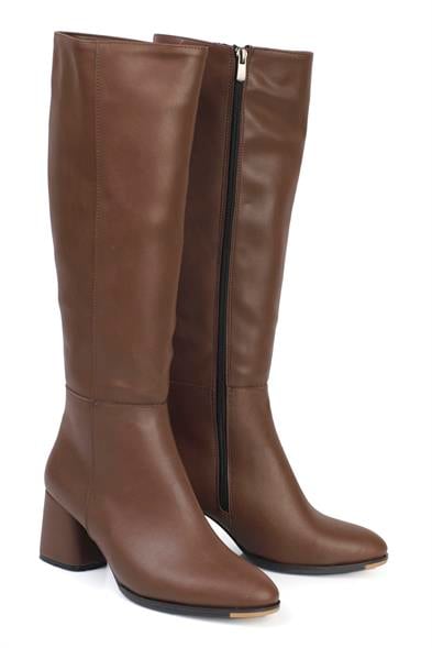 Capone Oval Toe Side Zipper Heeled Woman Boots image 2