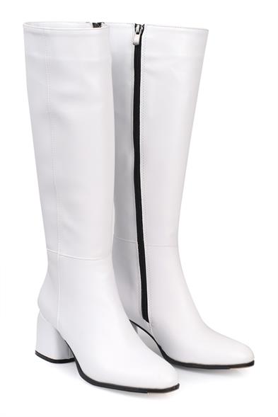 Capone Oval Toe Side Zipper Heeled Woman Boots image 5