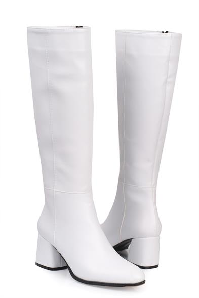 Capone Oval Toe Side Zipper Heeled Woman Boots image 6