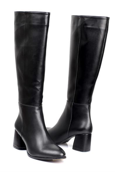 Capone Oval Toe Side Zipper Heeled Woman Boots image 6