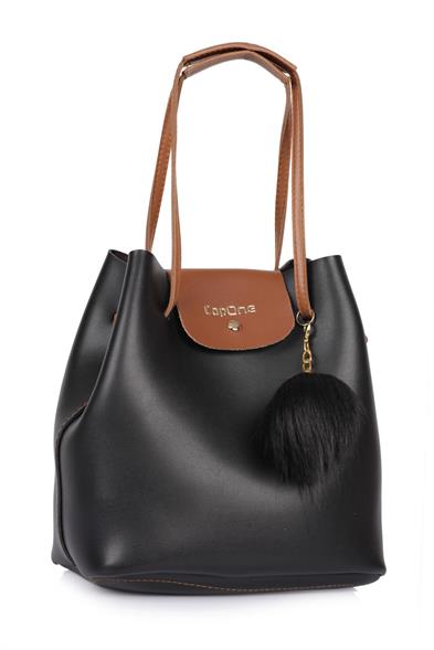 Capone Padova Leather Women Black Shoulder Bag image 5