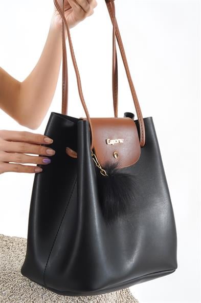Capone Padova Leather Women Black Shoulder Bag image 2