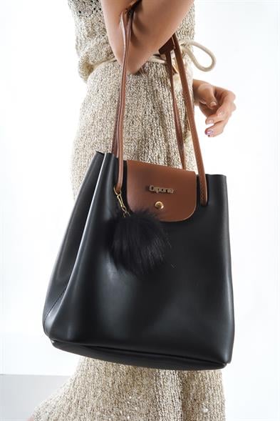 Capone Padova Leather Women Black Shoulder Bag image 3