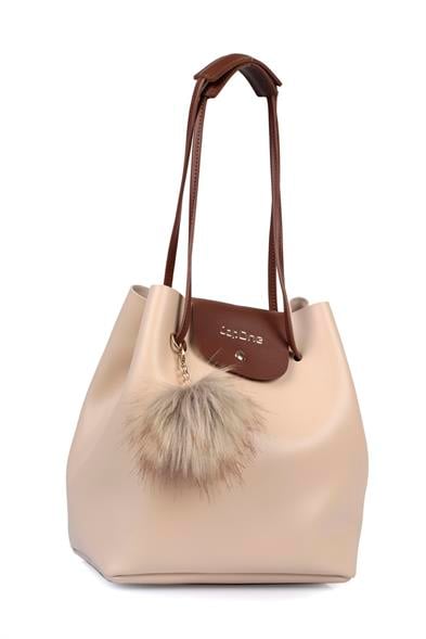 Capone Padova Leather Women Mink Shoulder Bag