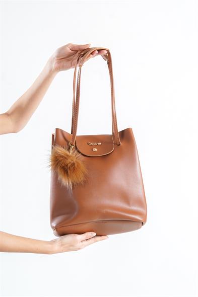Capone Padova Leather Women Tan Shoulder Bag image 2