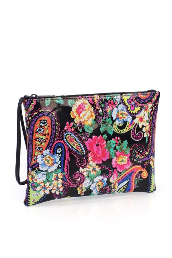 Capone Paris Mini Women Black Clutch Bag image 1